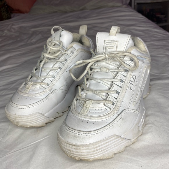 White Fila Sneakers - Picture 2 of 2